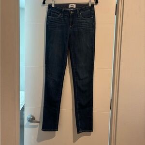 PAIGE Dark Indigo “skyline” skinny jeans